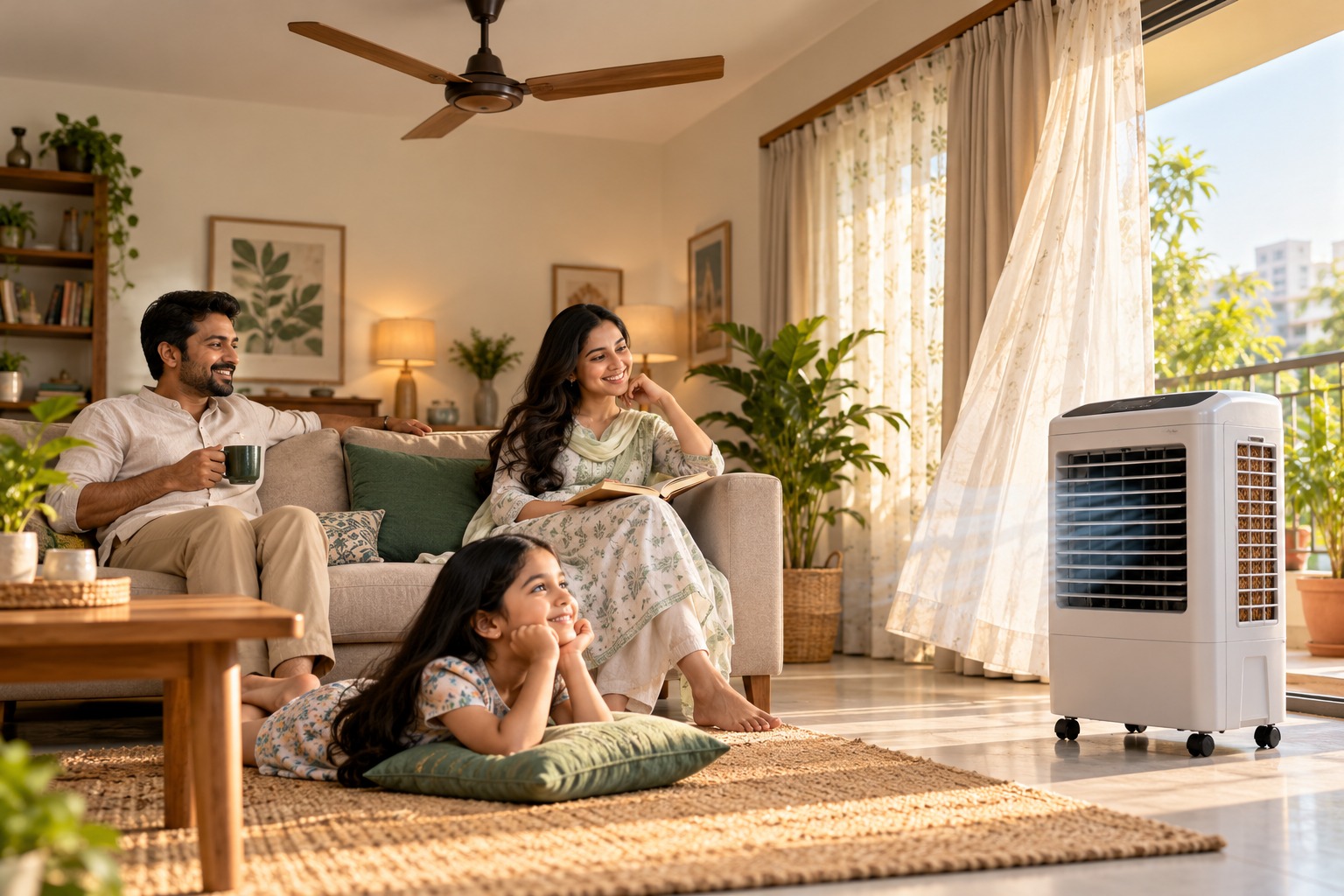 Choosing the Right Ceiling Fan or Air Cooler for the Summer Heat