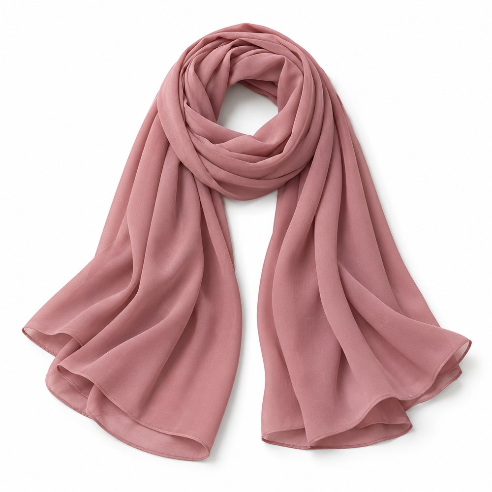 Urbanthread Premium Georgette Hijab - Dusty Rose