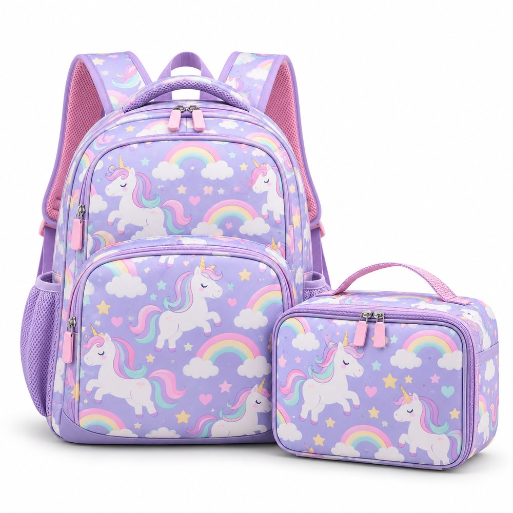 Tinyloom Kids School Backpack 18L with Lunch Pouch