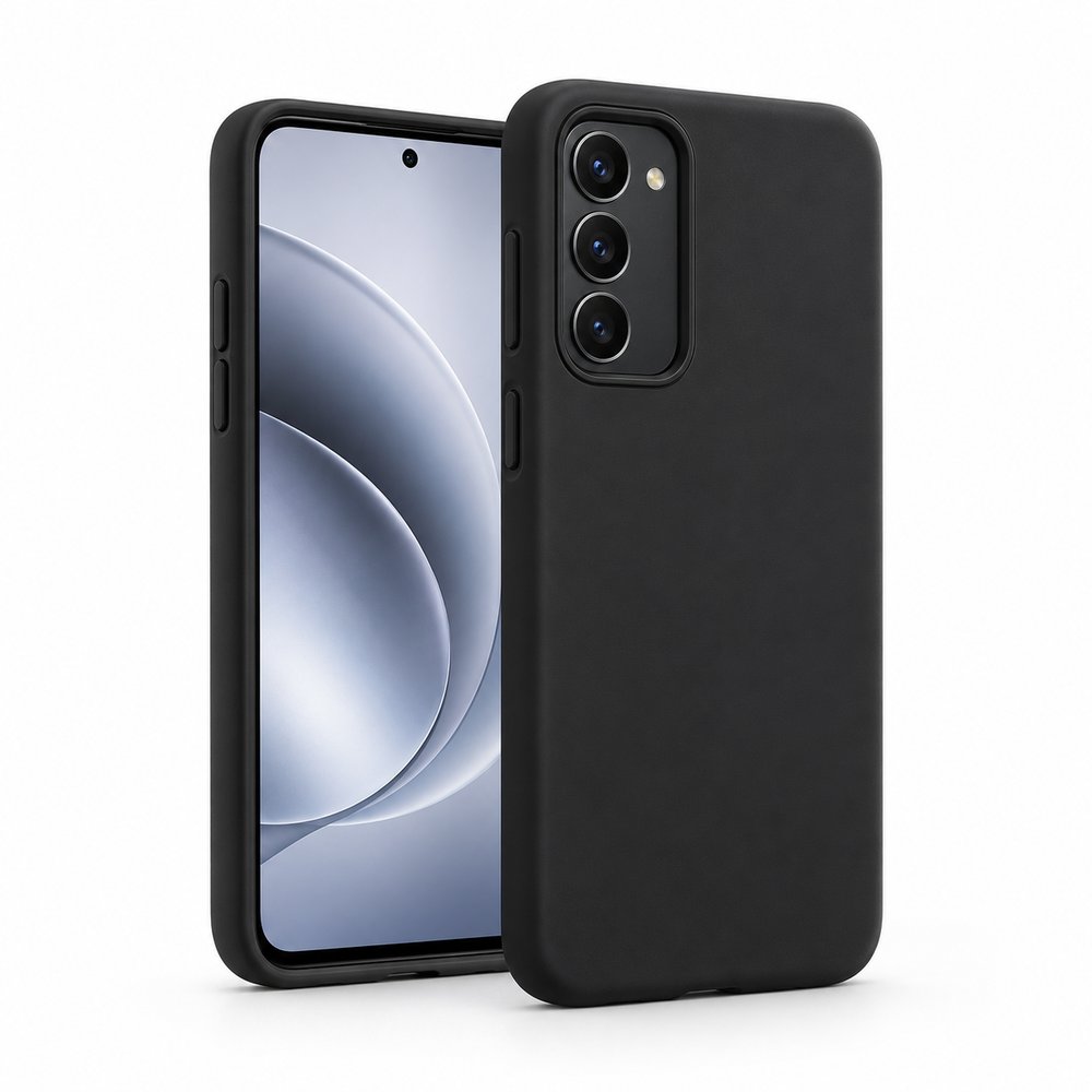 Shockproof Silicone Case for Nexora Nova 12 (Black)